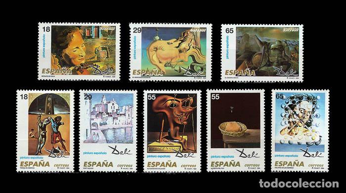 Timbres: Edifil 3289-3296 PINTURA ESPA&Ntilde;OLA. OBRAS DE SALVADOR DAL&Iacute; 1994 nuevos sin fijasellos MNH **