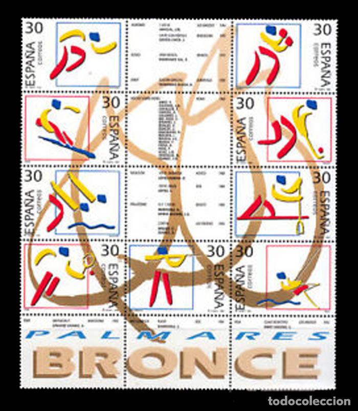 Timbres: Edifil 3418-3426 DEPORTES. OL&Iacute;MPICOS DE BRONCE 1996 nuevos sin fijasellos MNH **