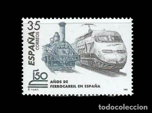 Stamps: Edifil 3591 150 A&Ntilde;OS DEL FERROCARRIL EN ESPA&Ntilde;A 1998 nuevo sin fijasellos MNH **