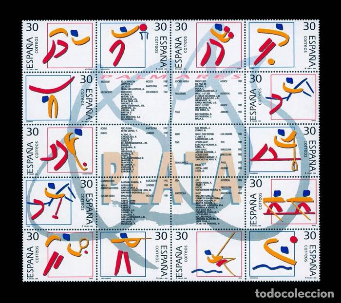Stamps: Edifil 3364-3377 DEPORTES. OL&Iacute;MPICOS DE PLATA 1995 nuevos sin fijasellos MNH **