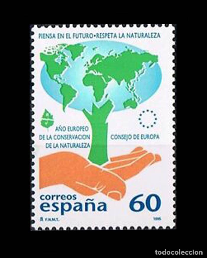 Stamps: Edifil 3349 A&Ntilde;O EUROPEO DE LA CONSERVACI&Oacute;N DE LA NATURALEZA 1995 nuevos sin fijasellos MNH **