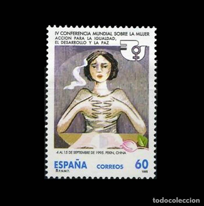 Stamps: Edifil 3386 IV CONFERENCIA INTERNACIONAL SOBRE LA MUJER 1995 nuevos sin fijasellos MNH **