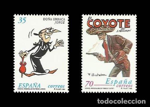 Stamps: Edifil 3645-3646 COMICS 1999 nuevos sin fijasellos MNH **