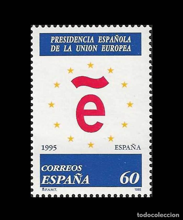 Stamps: Edifil 3385 PRESIDENCIA ESPA&Ntilde;OLA DE LA UNI&Oacute;N EUROPEA 1995 nuevos sin fijasellos MNH **