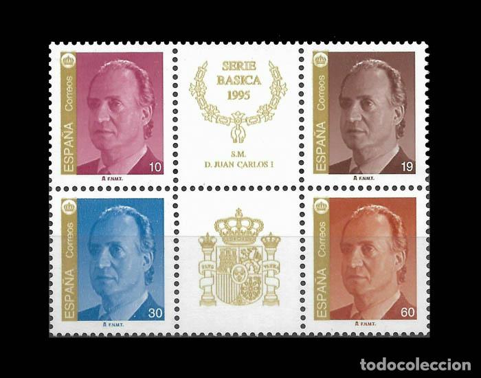 Stamps: Edifil 3378-3381 S.M. DON JUAN CARLOS I 1995 nuevos sin fijasellos MNH **