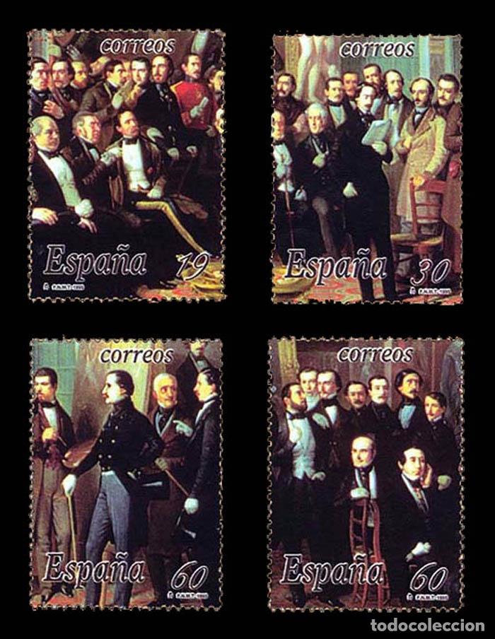Timbres: Edifil 3397-3400 PINTURA ESPA&Ntilde;OLA. ANTONIO MAR&Iacute;A ESQUIVEL 1995 nuevos sin fijasellos MNH **