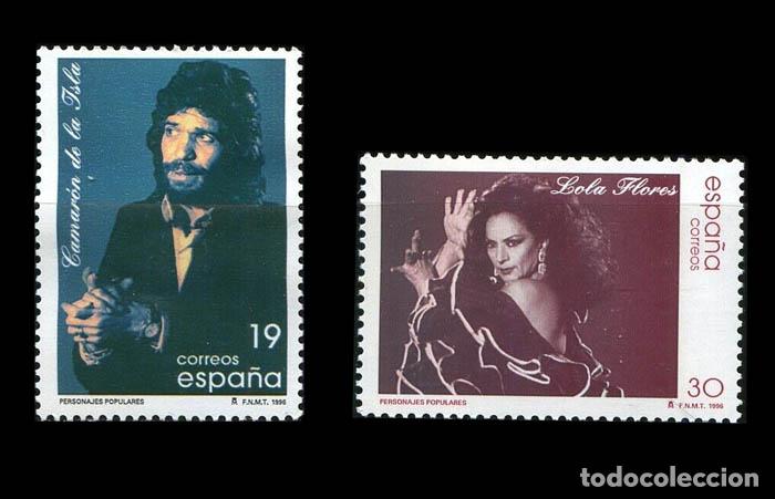Timbres: Edifil 3442-3443 PERSONAJES POPULARES 1996 nuevos sin fijasellos MNH **