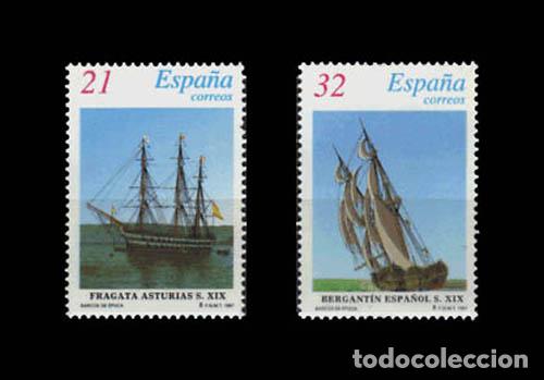 Sellos: Edifil 3475-3476 BARCOS DE &Eacute;POCA 1997 nuevos sin fijasellos MNH **