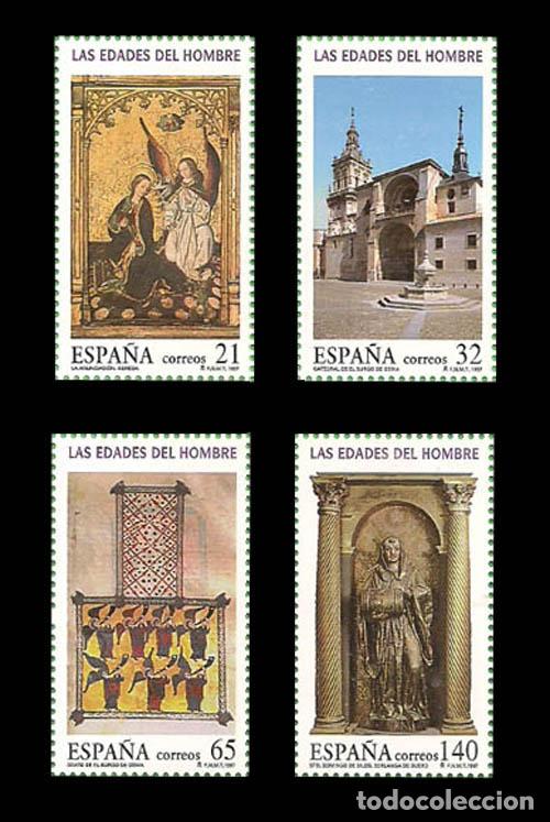 Sellos: Edifil 3490-3493 LAS EDADES DEL HOMBRE 1997 nuevos sin fijasellos MNH **
