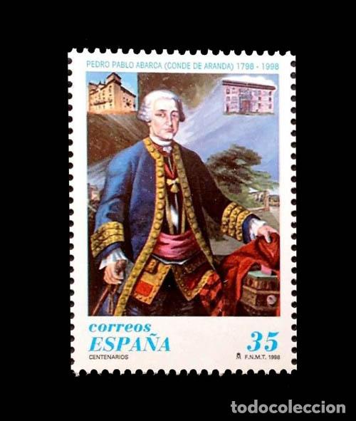 Sellos: Edifil 3537 CENTENARIOS 1998 nuevo sin fijasellos MNH **