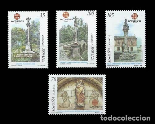 Sellos: Edifil 3617-3620 A&Ntilde;O SANTO COMPOSTELANO XACOBEO'99 1999 nuevos sin fijasellos MNH **