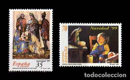 Sellos: Edifil 3685-3686 NAVIDAD 1999 nuevos sin fijasellos MNH **
