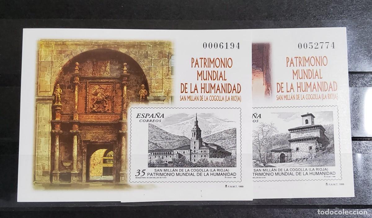 Sellos: 2 PRUEBAS OFICIALES DE ESPA&Ntilde;A.NUEVA Y SIN FIJASELLOS.LUJO.