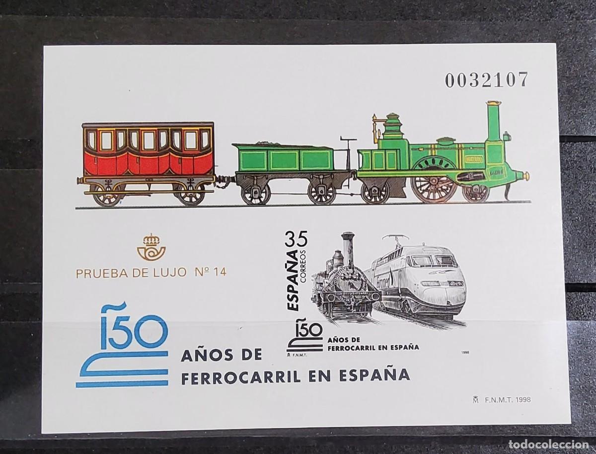 Sellos: PRUEBA OFICIAL DE ESPA&Ntilde;A.NUEVA Y SIN FIJASELLOS.LUJO.