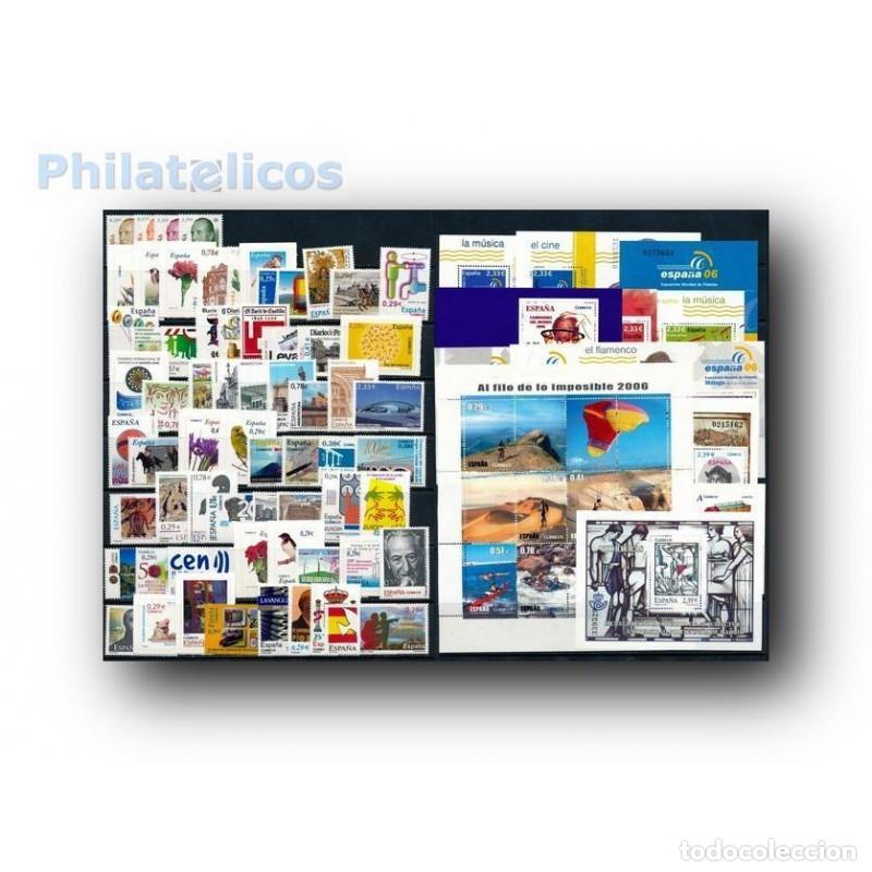 Briefmarken: 06- sellos ESPA&Ntilde;A A&Ntilde;O 2006 COMPLETO, envio por correo certificado