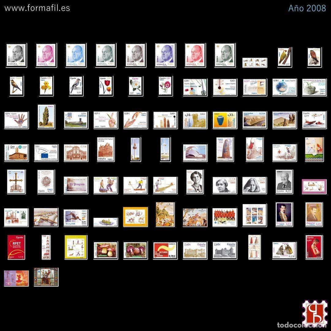 Briefmarken: 08- SELLOS ESPA&Ntilde;A A&Ntilde;O 2008 COMPLETO