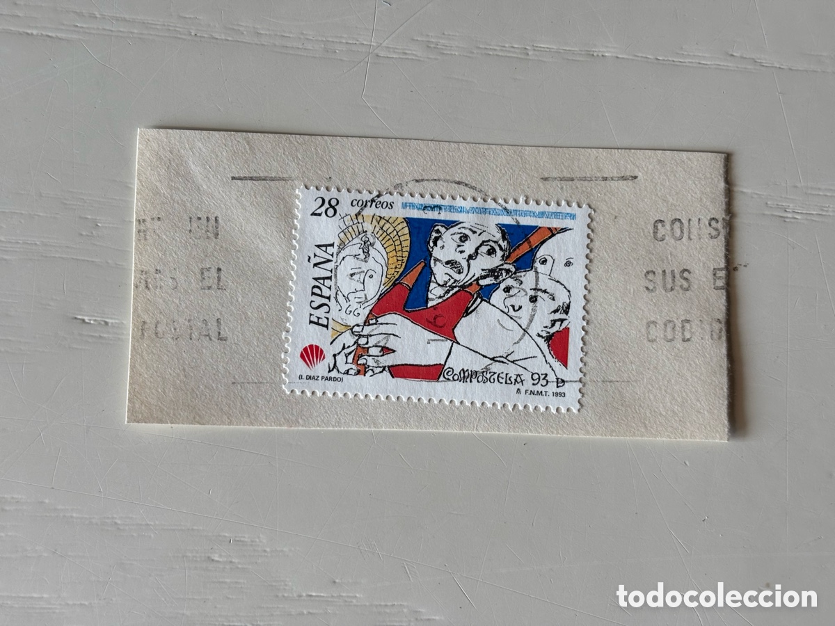 Sellos: Sello Compostela 93 I. D&iacute;az Pardo