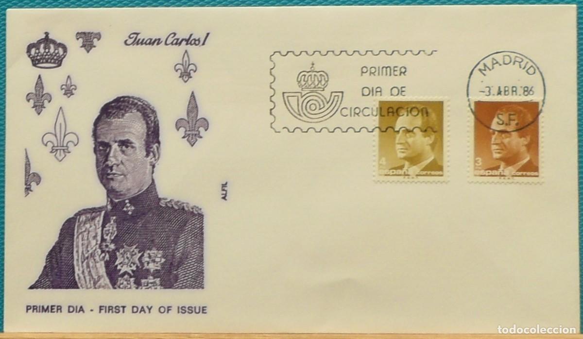 Sellos: 1986-ESPA&Ntilde;A-SPD-VER FOTO-N&ordm;2830/1-JUAN CARLOS I