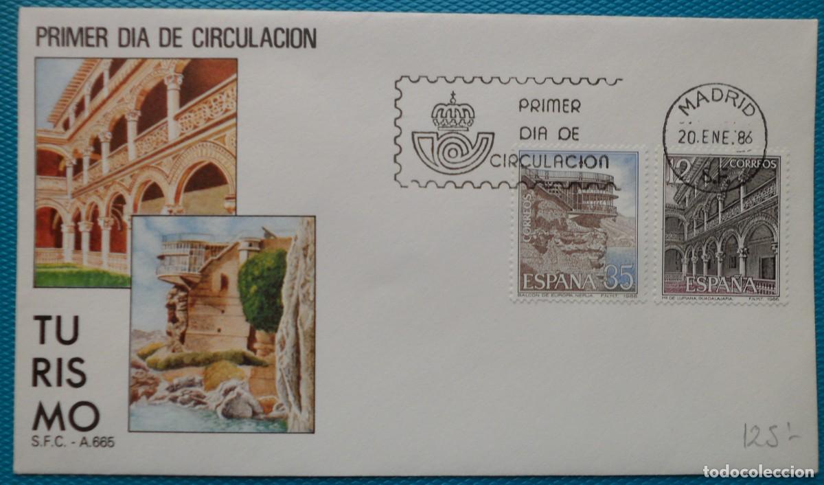 Sellos: 1986-ESPA&Ntilde;A-SPD-VER FOTO-N&ordm;2836/8-TURISMO-PAISAJES Y MONUMENTOS