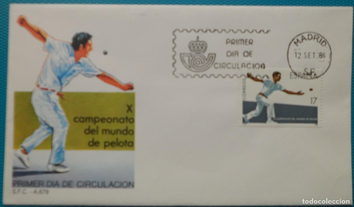 Sellos: 1986-ESPA&Ntilde;A-SPD-VER FOTO-N&ordm;2850/2-DEPORTES