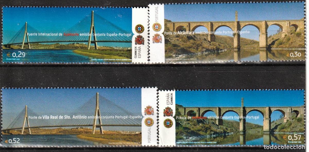 Sellos: Espa&ntilde;a edf n&ordm;4263/64.Puentes Ibericos Sellos nuevos sin fijasellos MNH.Emision cojunta con Portugal.