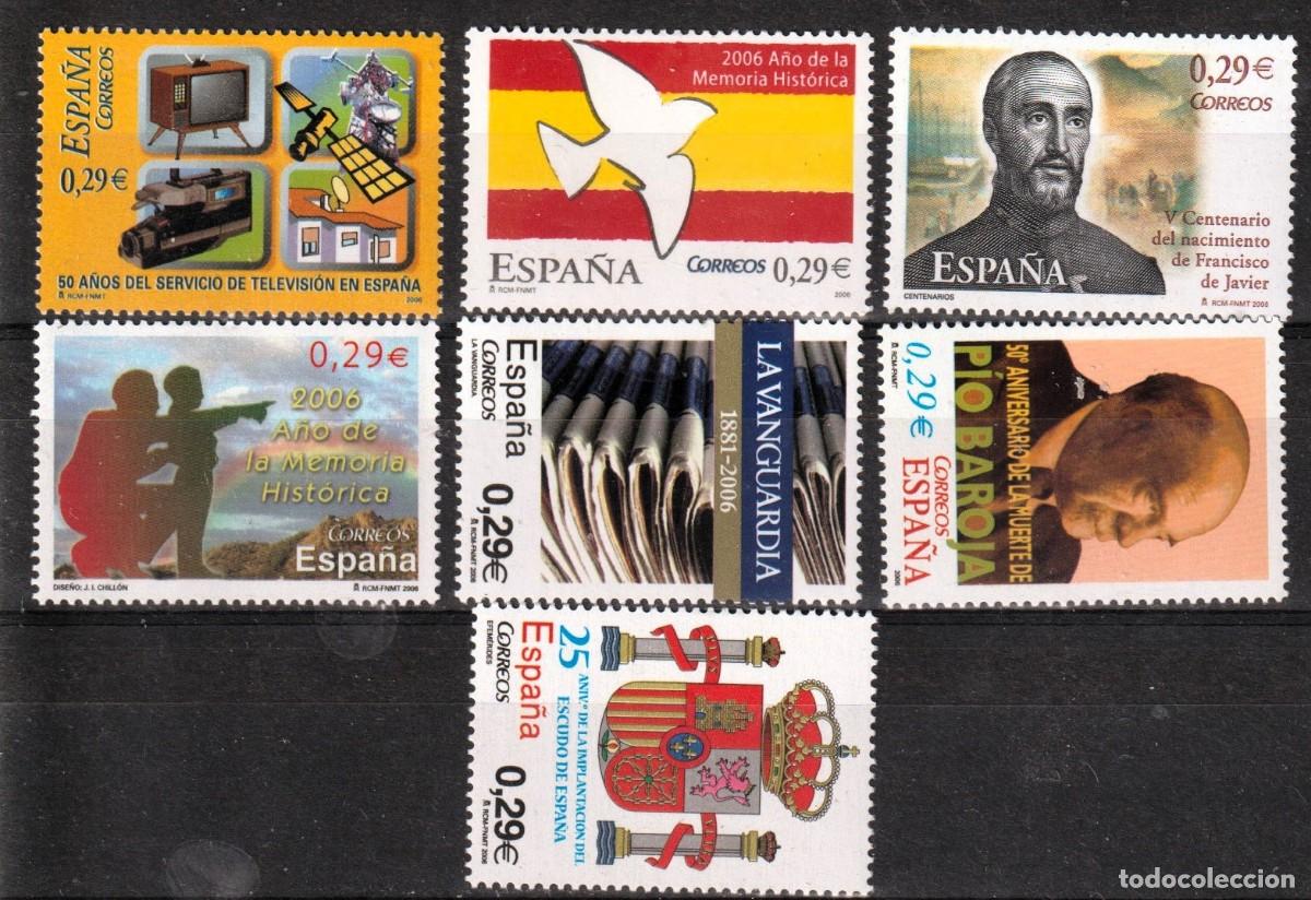 Sellos: Espa&ntilde;a edf Lote de siete sellos.Nuevos y diferentes sin charnela MNH.Con iguales valores.2006