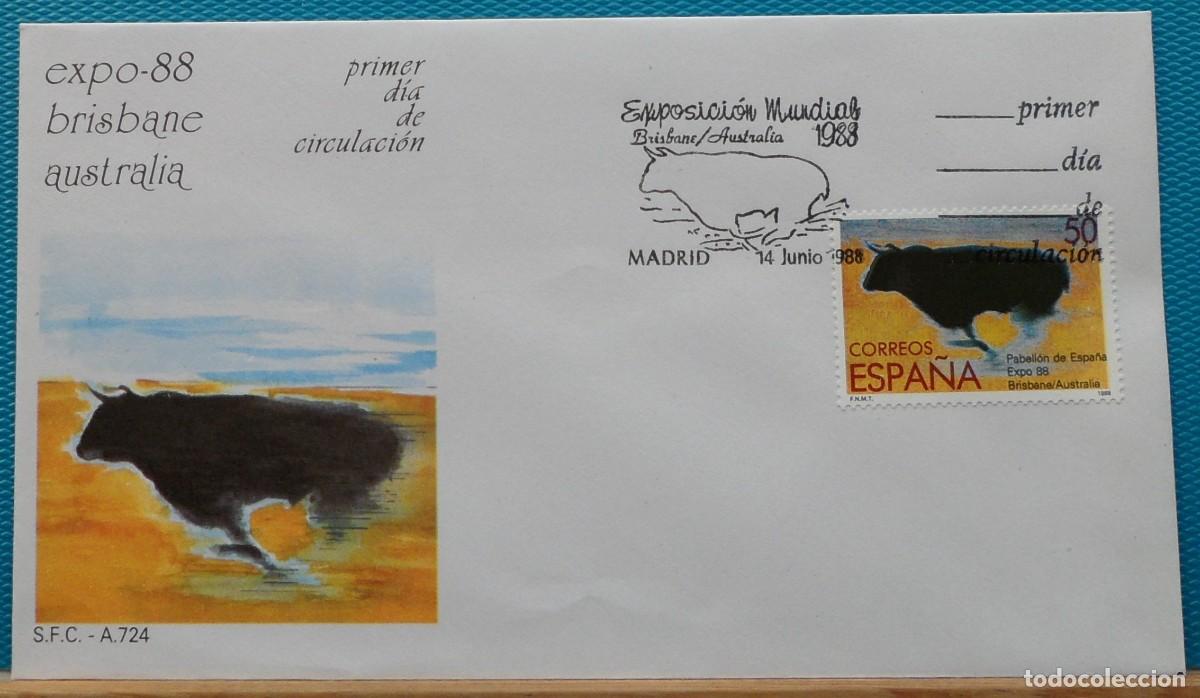 Sellos: 1988-ESPA&Ntilde;A-SPD-VER FOTO-N&ordm;2953-EXPO. 88-BRISBANE(AUSTRALIA)