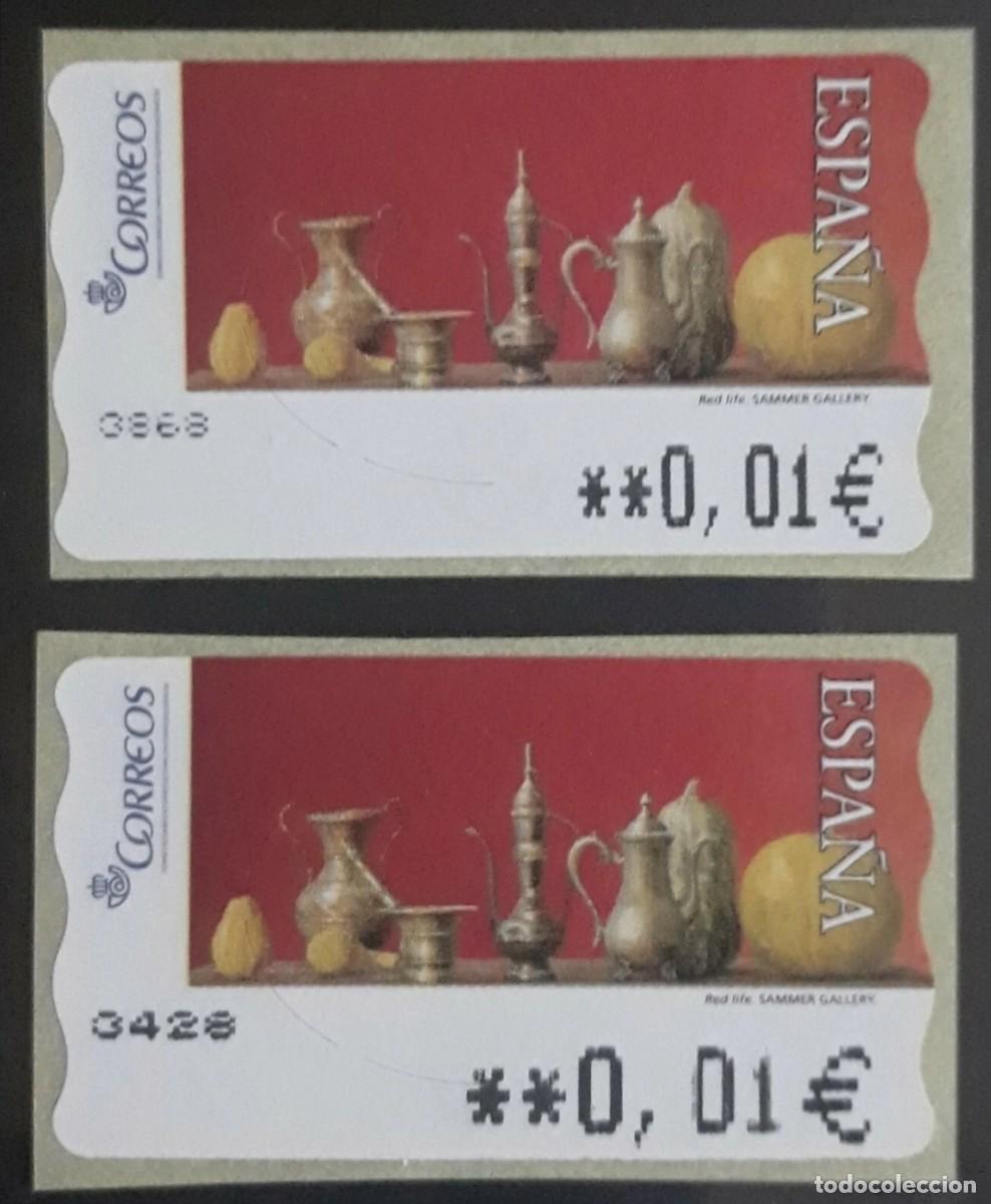 Sellos: ESPA&Ntilde;A ATM RED LIFE II. 5 DD/EE + 5 DD/AA. NUEVAS Y PERFECTAS.