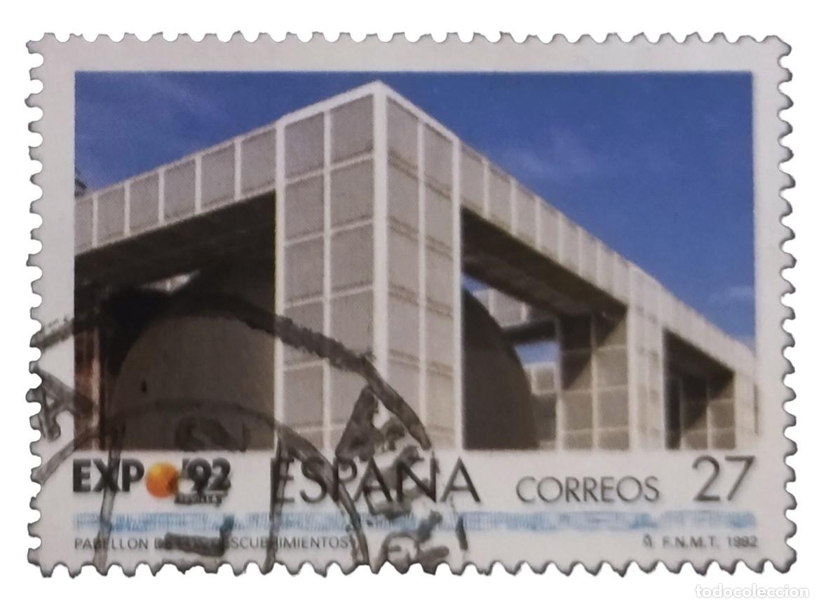 Sellos: ESPA&Ntilde;A 1992 Expo'92 Sevilla. USADO.