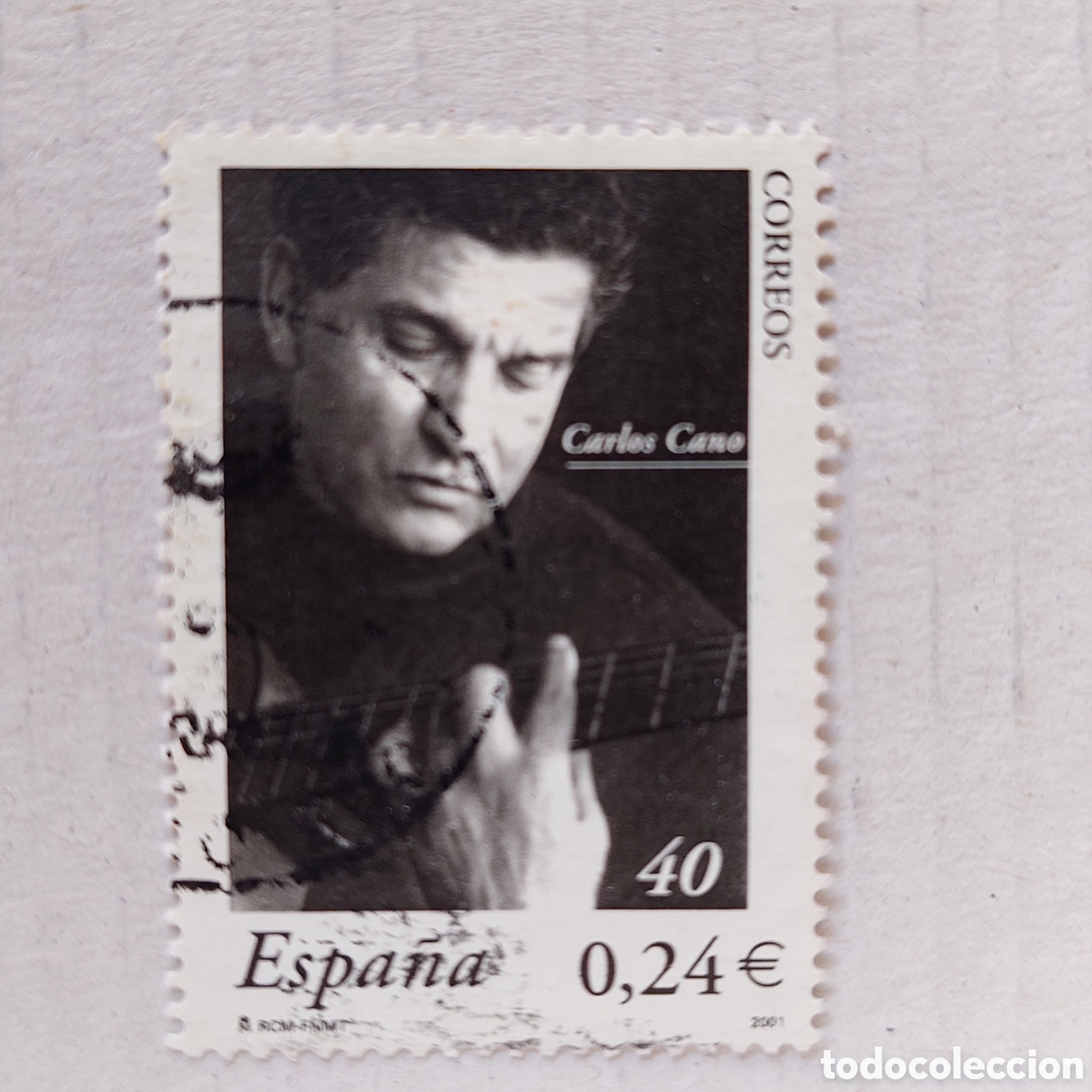 Sellos: 2001 Espa&ntilde;a Usado Carlos Cano