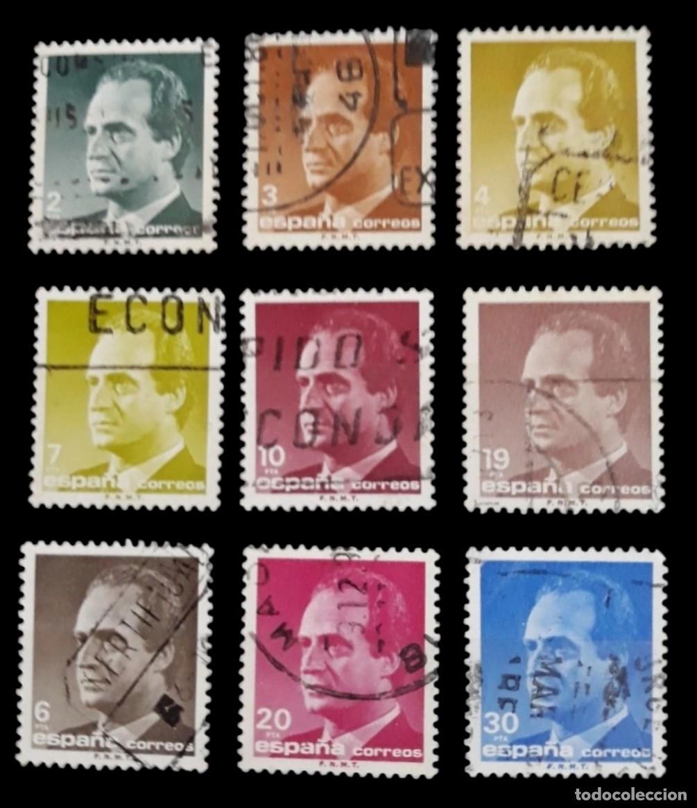 Sellos: ESPA&Ntilde;A Serie b&aacute;sica 1986 - 1987. 2 SERIES COMPLETAS. USADO.