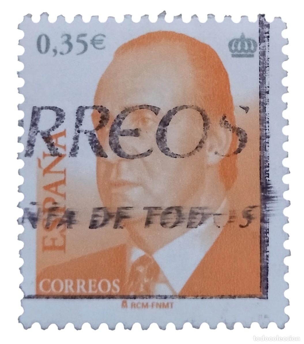 Sellos: Espa&ntilde;a 2005 B&aacute;sica Juan Carlos 0,35 &euro;. USADO.