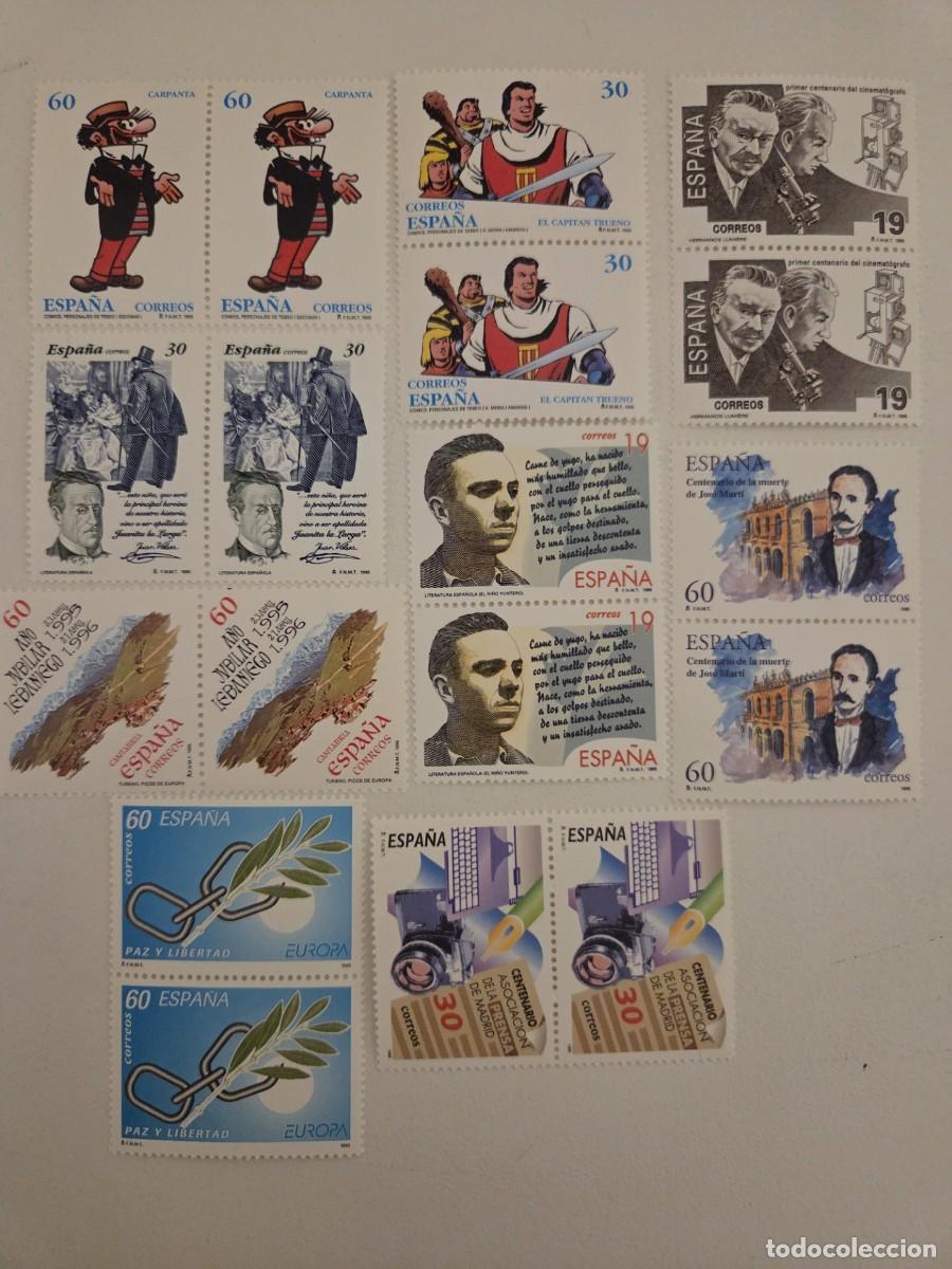 Sellos: Lote 18 sellos 1995. Nuevos, sin fijasellos. Env&iacute;o gratis correo ordinario