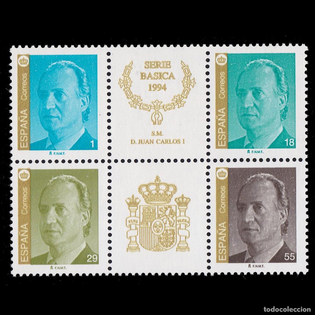 Sellos: Juan Carlos I 1994. Serie**. Edifil 3305A-3308A + OBSEQUIO
