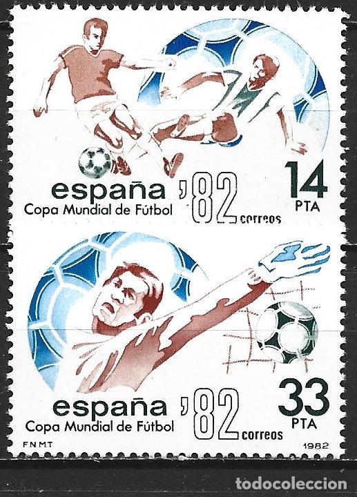 Sellos: ESPA&Ntilde;A NUM. 2661/2662 ** SERIE COMPLETA SIN FIJASELLOS