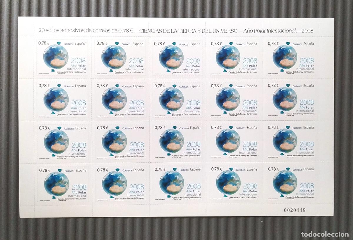 Sellos: Oferta a precio facial pliego 20 sellos Ciencias de la Tierra y del Universo 2008