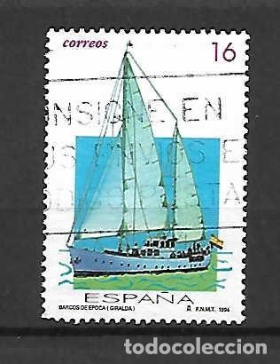 Sellos: Barcos de &eacute;poca, Espa&ntilde;a, sello emit. 15-7-1994