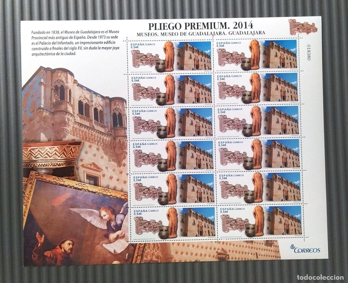Sellos: Oferta a precio facial Pliego premium 2014 Museos Museo de Guadalajara