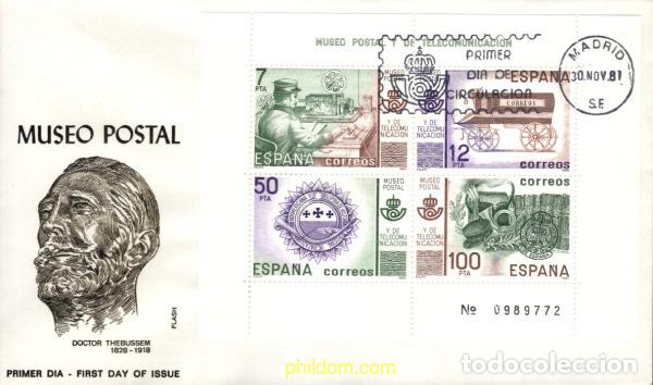 Briefmarken: 719932 MNH ESPA&Ntilde;A 1981 MUSEO POSTAL Y DE TELECOMUNICACIONES