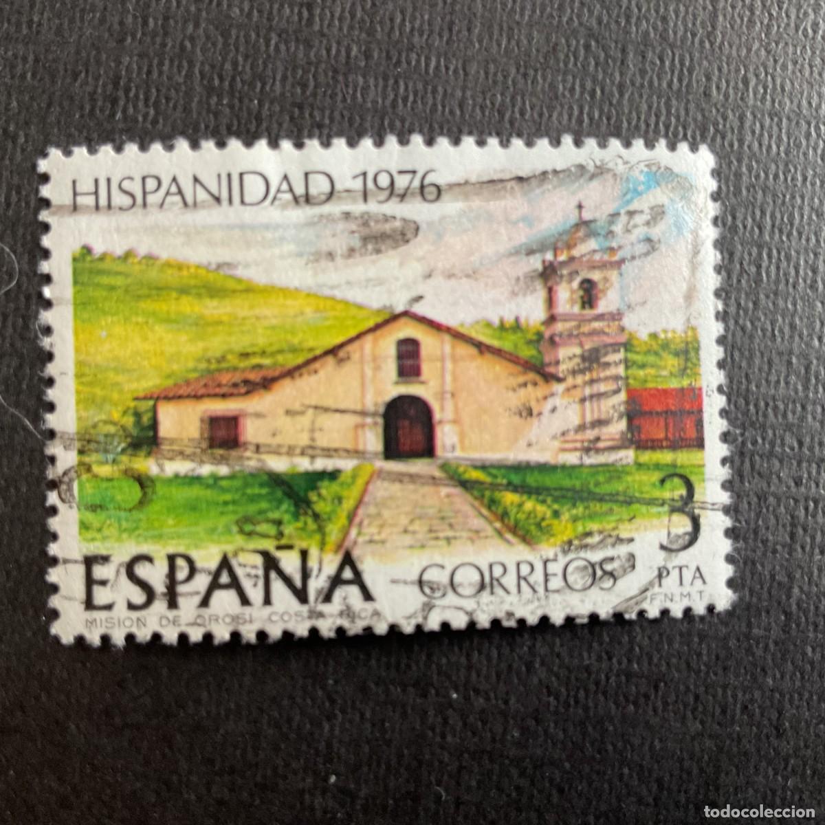 Sellos: ESPA&Ntilde;A N&ordm; EDIFIL 2371* A&Ntilde;O 1976. HISPANIDAD. COSTA RICA. SELLO USADO