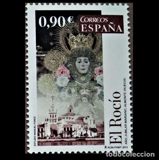 Sellos: Edifil 4798 MNH SIN FIJA SELLO Espa&ntilde;a 2013 Virgen del Rocio y Ermita del El Rocio A&ntilde;o Jubilar Marian