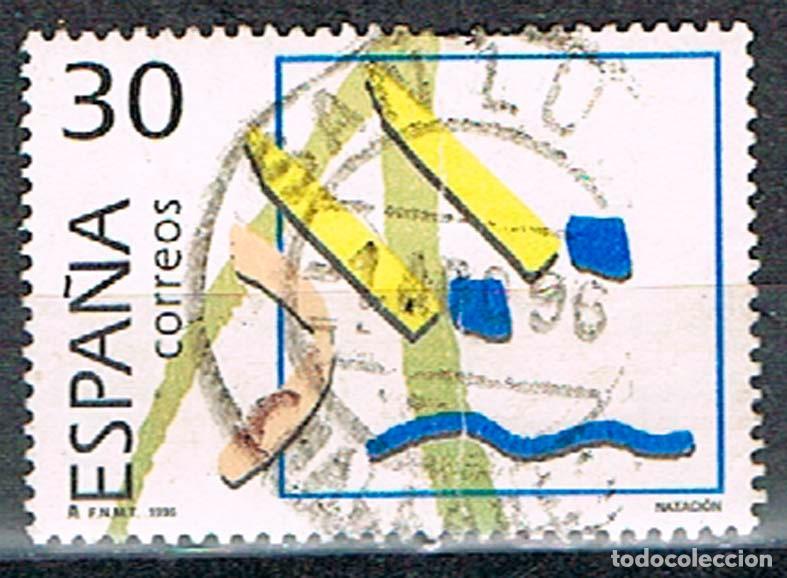 Sellos: EDIFIL N&ordm; 3422, OLIMPICOS DE BRONCE BARCELONA'92, PIRAGUISMO, USADO