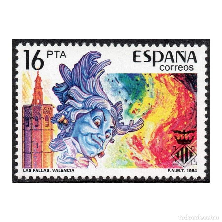 Sellos: Espa&ntilde;a 1984 [SLL] Grandes Fiestas: Las Fallas (MNH)