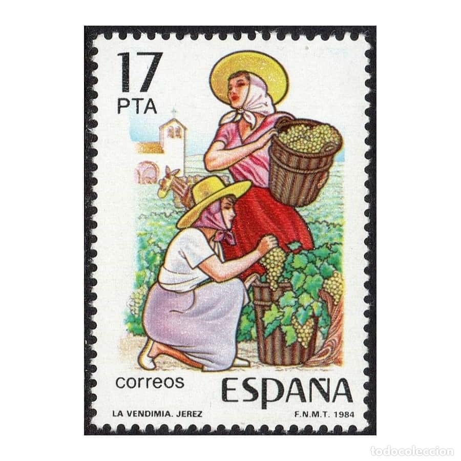 Sellos: Espa&ntilde;a 1984 [SLL] Grandes Fiestas: La Vendimia (MNH)