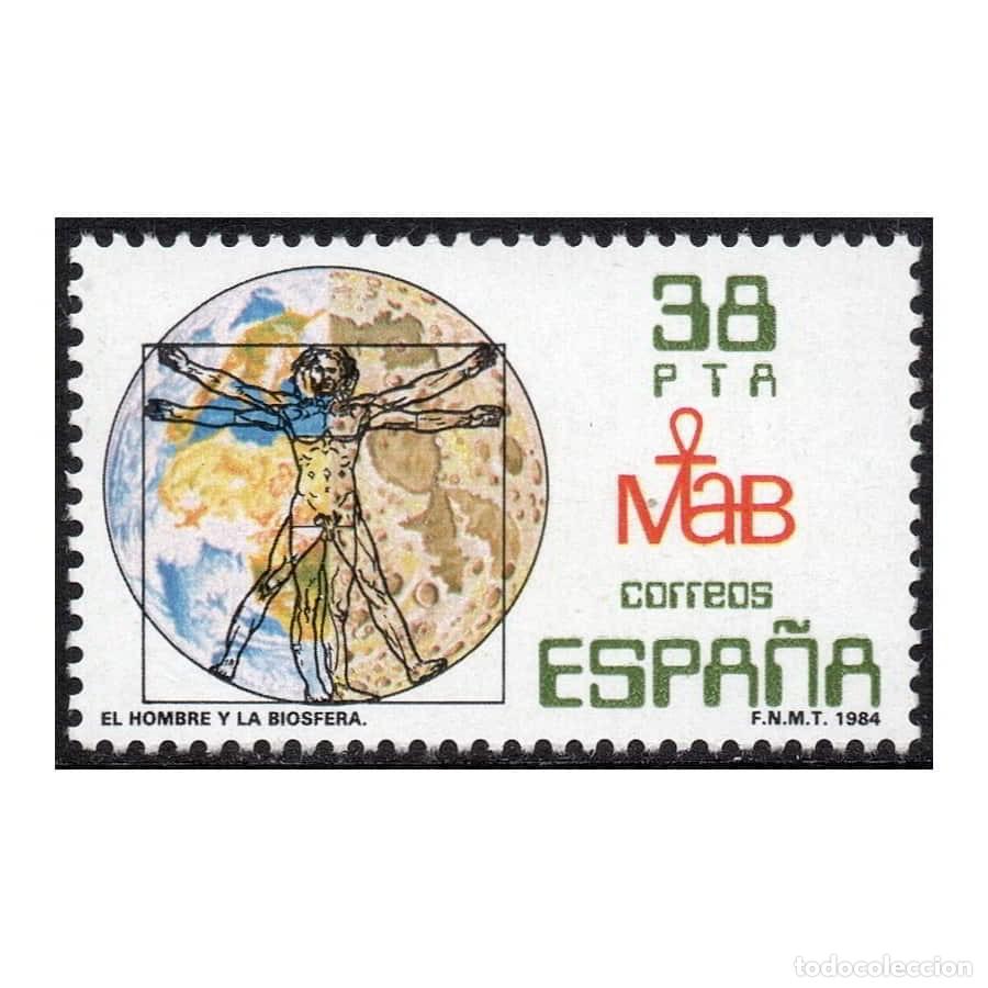 Sellos: Espa&ntilde;a 1984 [SLL] El hombre y la Biosfera (MNH)