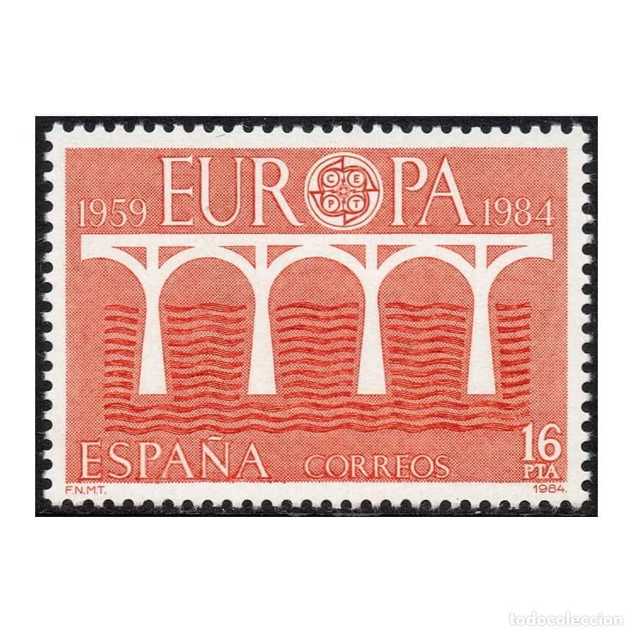 Sellos: Espa&ntilde;a 1984 [SLL] Europa. Puente. 16 Pts (MNH)