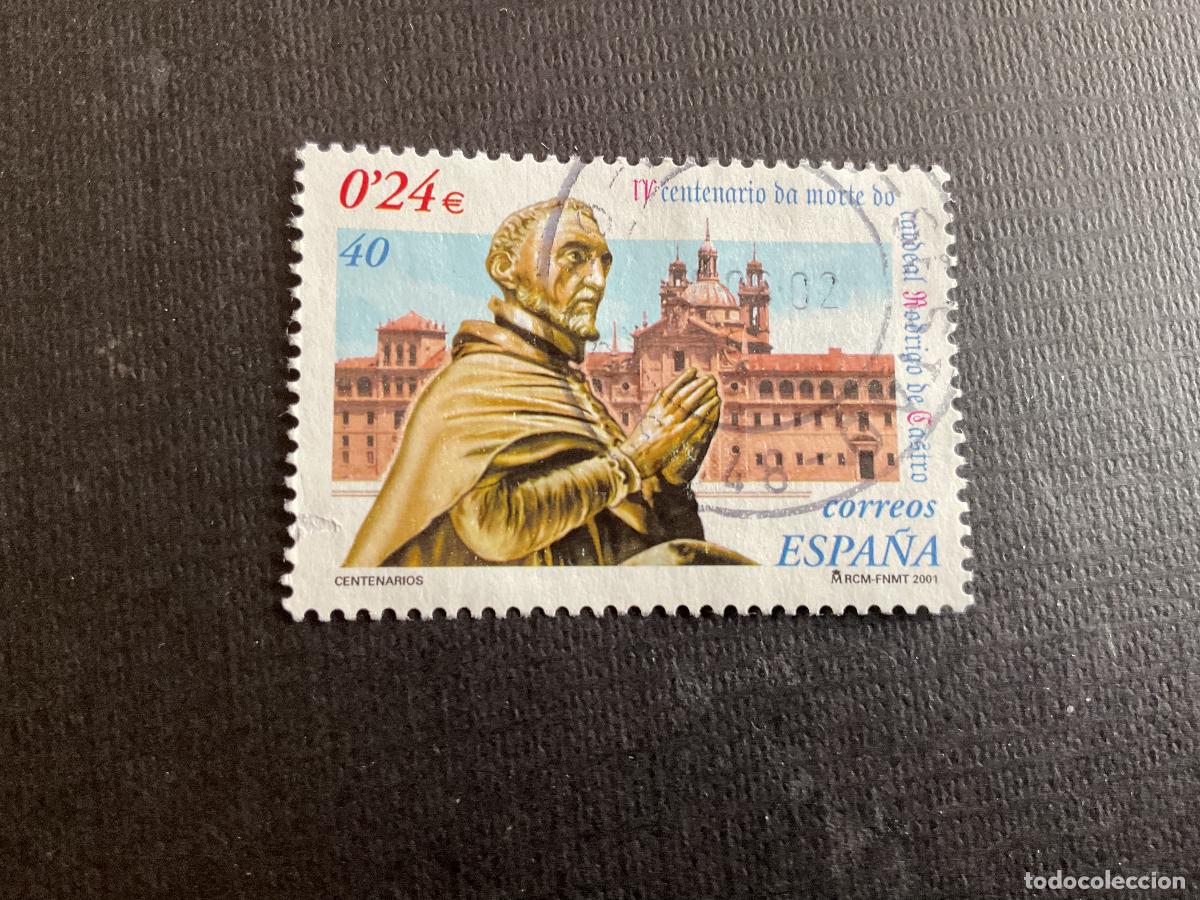 Stamps: ESPA&Ntilde;A N&ordm; EDIFIL 3801* A&Ntilde;O 2001, IV CENTENARIO MUERTE CARDENALRODRIGO DE CASTRO. SELLO USADO