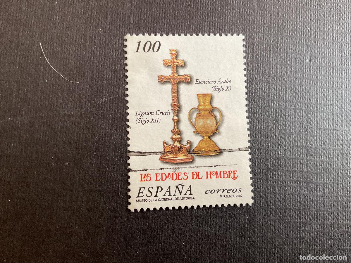 Sellos: ESPA&Ntilde;A N&ordm; EDIFIL 3701* A&Ntilde;O 2000. LAS EDADES DEL HOMBRE. SELLO USADO