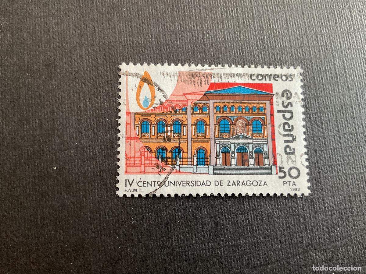 Sellos: ESPA&Ntilde;A N&ordm; EDIFIL 2717* A&Ntilde;O 1983 IV CENTENARIO UNIVERSIDAD DE ZARAGOZA. SELLO USADO