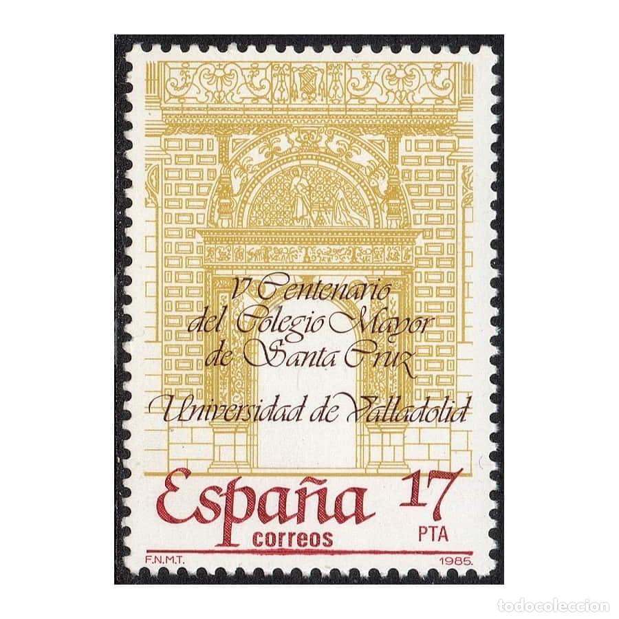 Sellos: Espa&ntilde;a 1985 [SLL] V Centenario Colegio Mayor Santa Cruz (MNH)
